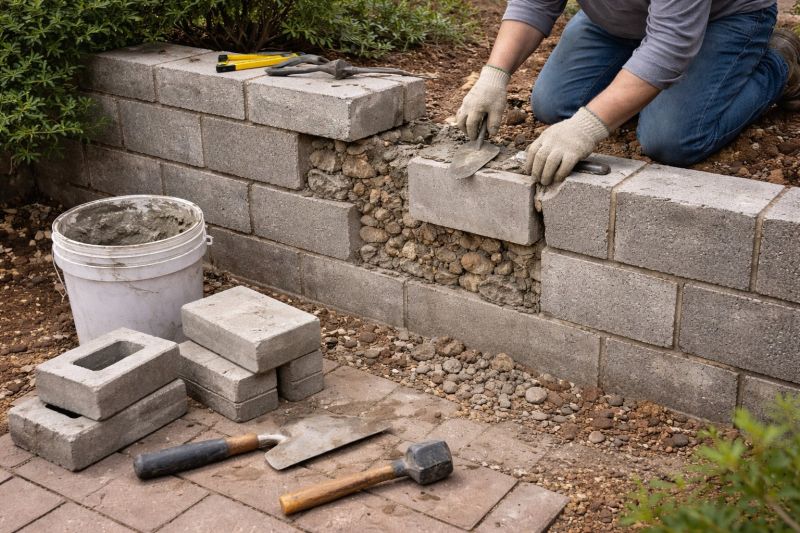 Block Wall Repair in Dekalb County, GA