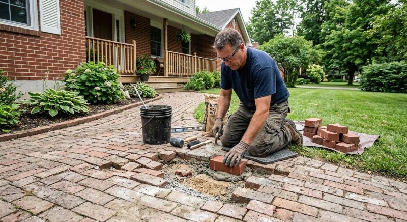 Brick Flatwork Repair in Douglas County, GA