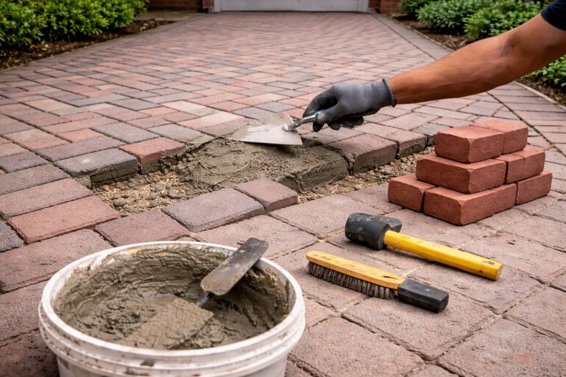 Brick Flatwork Repair in Douglas County, GA