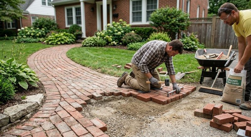 Brick Flatwork Repair in Ellenwood, GA