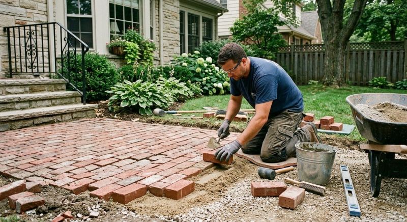 Brick Flatwork Repair in Lithia Springs, GA