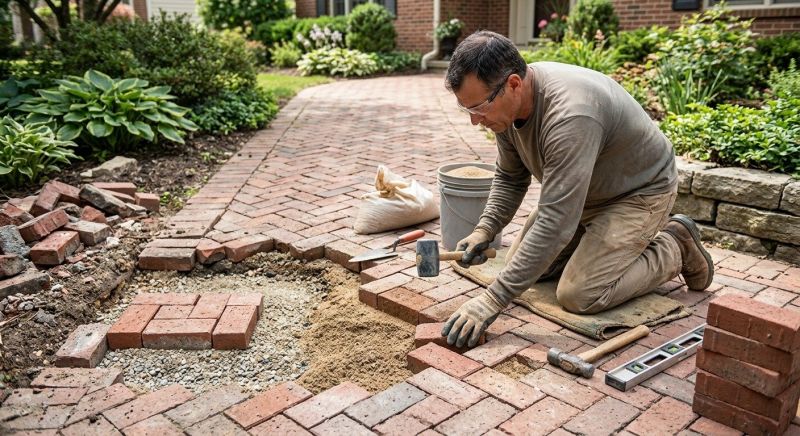 Brick Hardscape Repair in Atlanta, GA