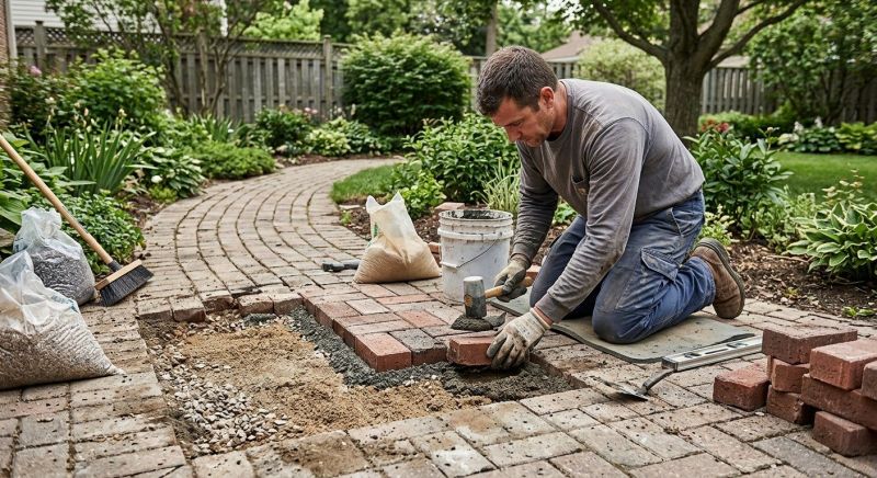 Brick Pathway Repair in Atlanta, GA