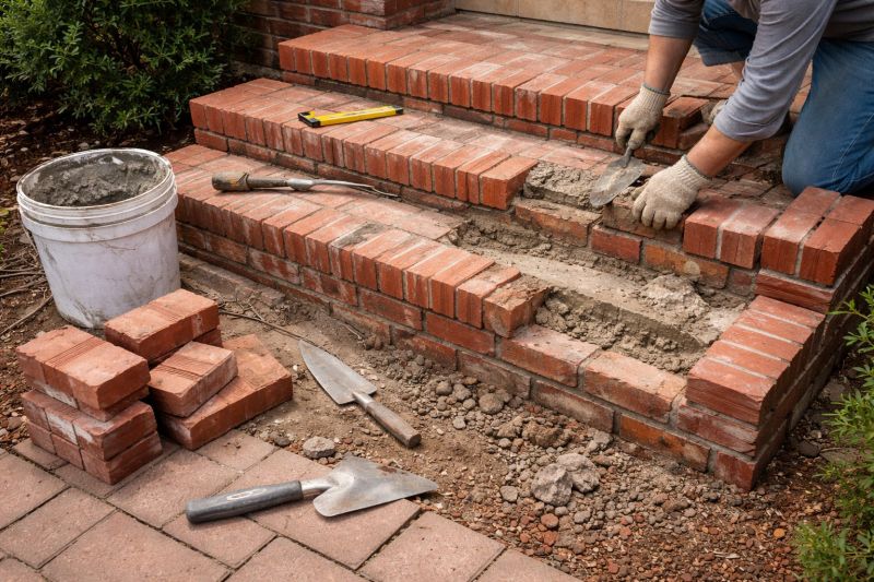Brick Stairs Repair in Ellenwood, GA