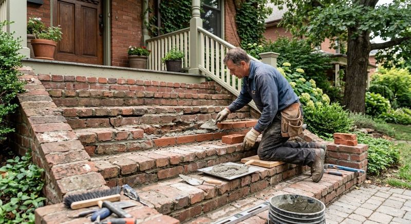 Brick Stairs Repair in Tyrone, GA