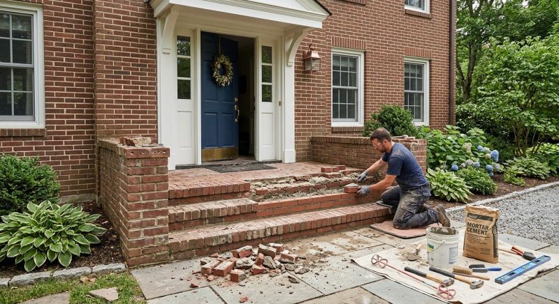 Brick Steps Repair in Atlanta, GA