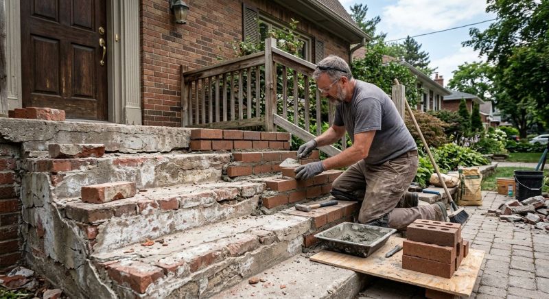 Brick Steps Repair in Atlanta, GA