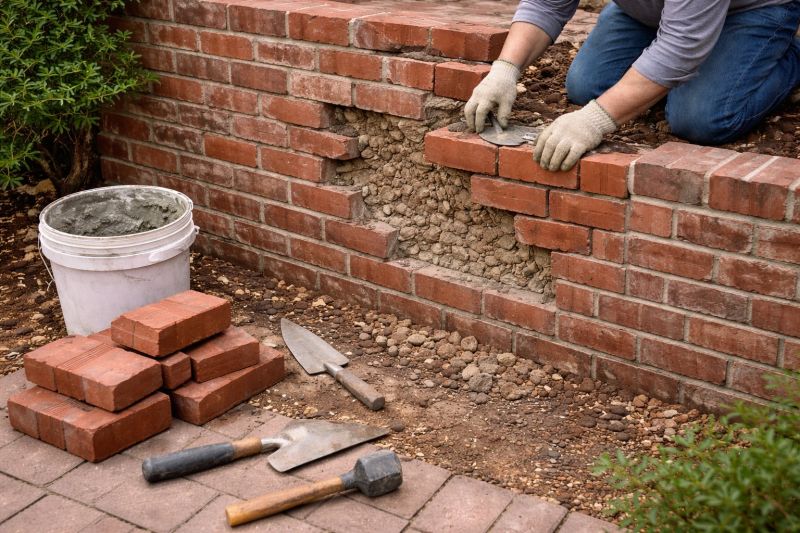 Brick Wall Repair in Fairburn, GA