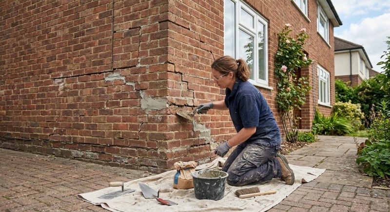 Brick Wall Repair in Smyrna, GA