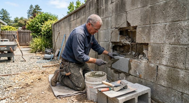Concrete Block Repair in Clayton County, GA