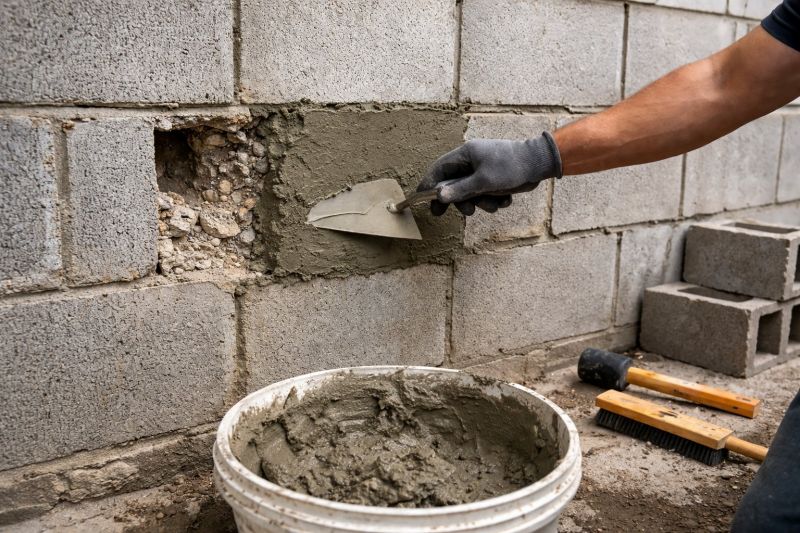 Concrete Block Repair in Douglasville, GA