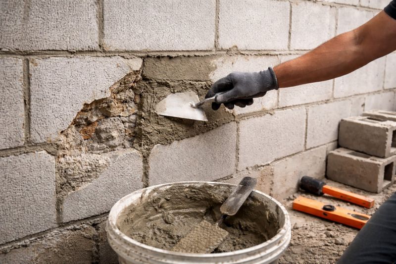 Concrete Block Repair in Fulton County, GA