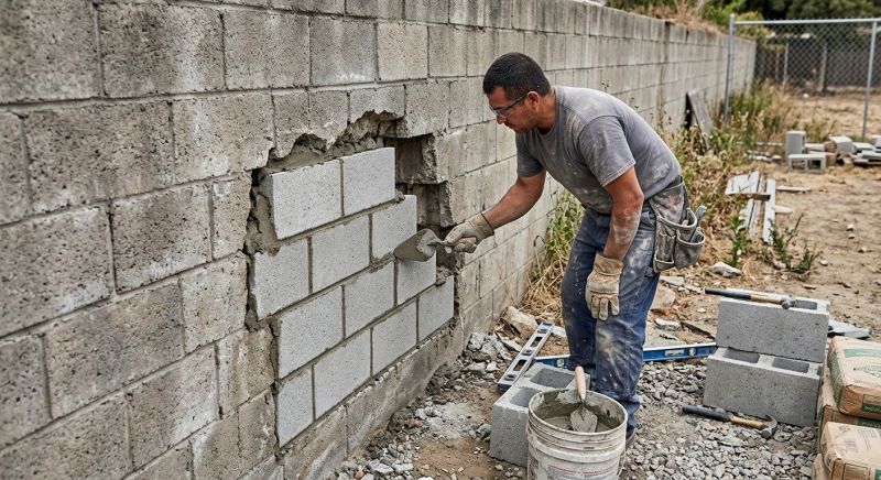 Concrete Block Repair in Lithia Springs, GA