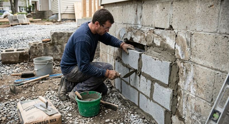 Concrete Block Repair in Lithia Springs, GA