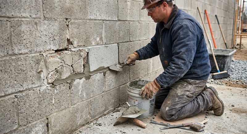 Concrete Block Repair in Smyrna, GA