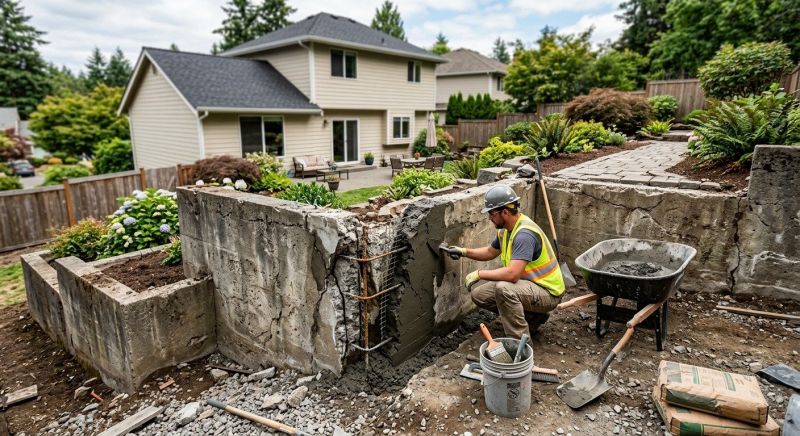 Retaining Wall Repair in Douglasville, GA