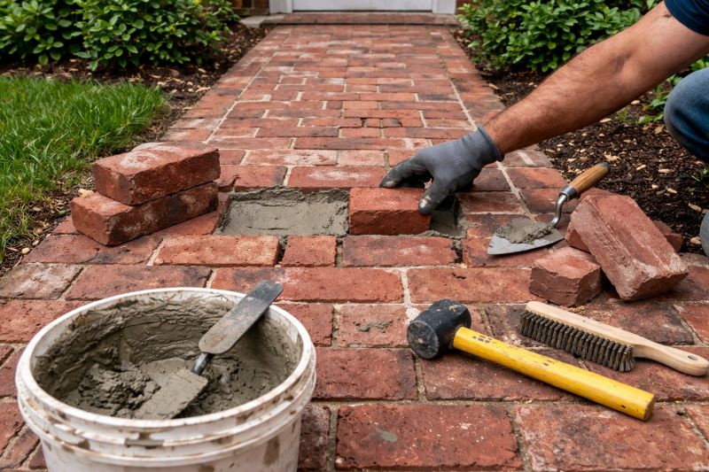 Sidewalk Brick Repair in Atlanta, GA