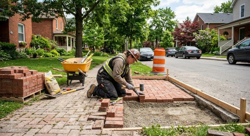 Sidewalk Brick Repair in Atlanta, GA