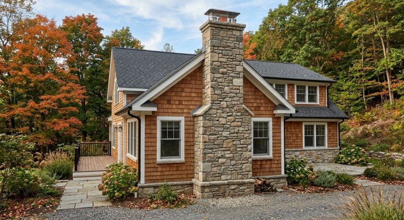 Stone Chimney Installation in Sharpsburg, GA