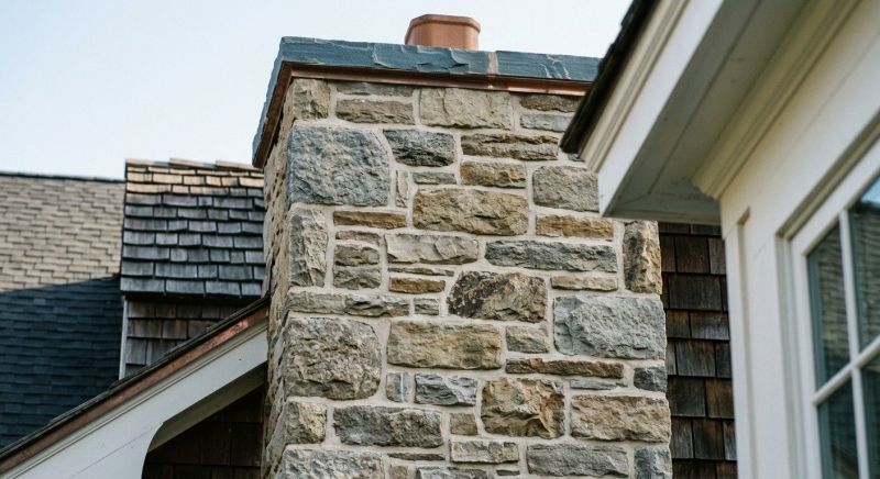 Stone Chimney Installation in Union City, GA