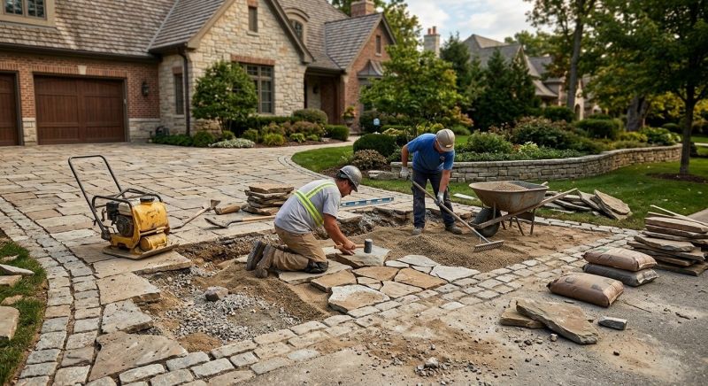 Stone Driveway Repair in Atlanta, GA