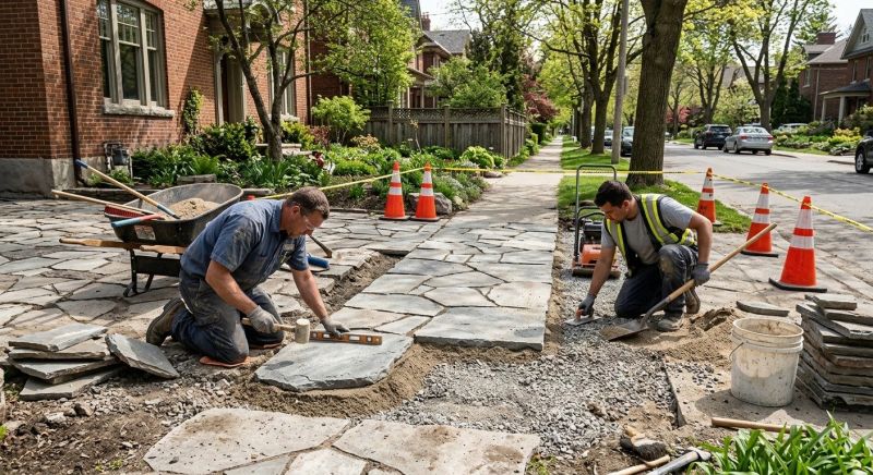 Stone Walkway Repair in Atlanta, GA